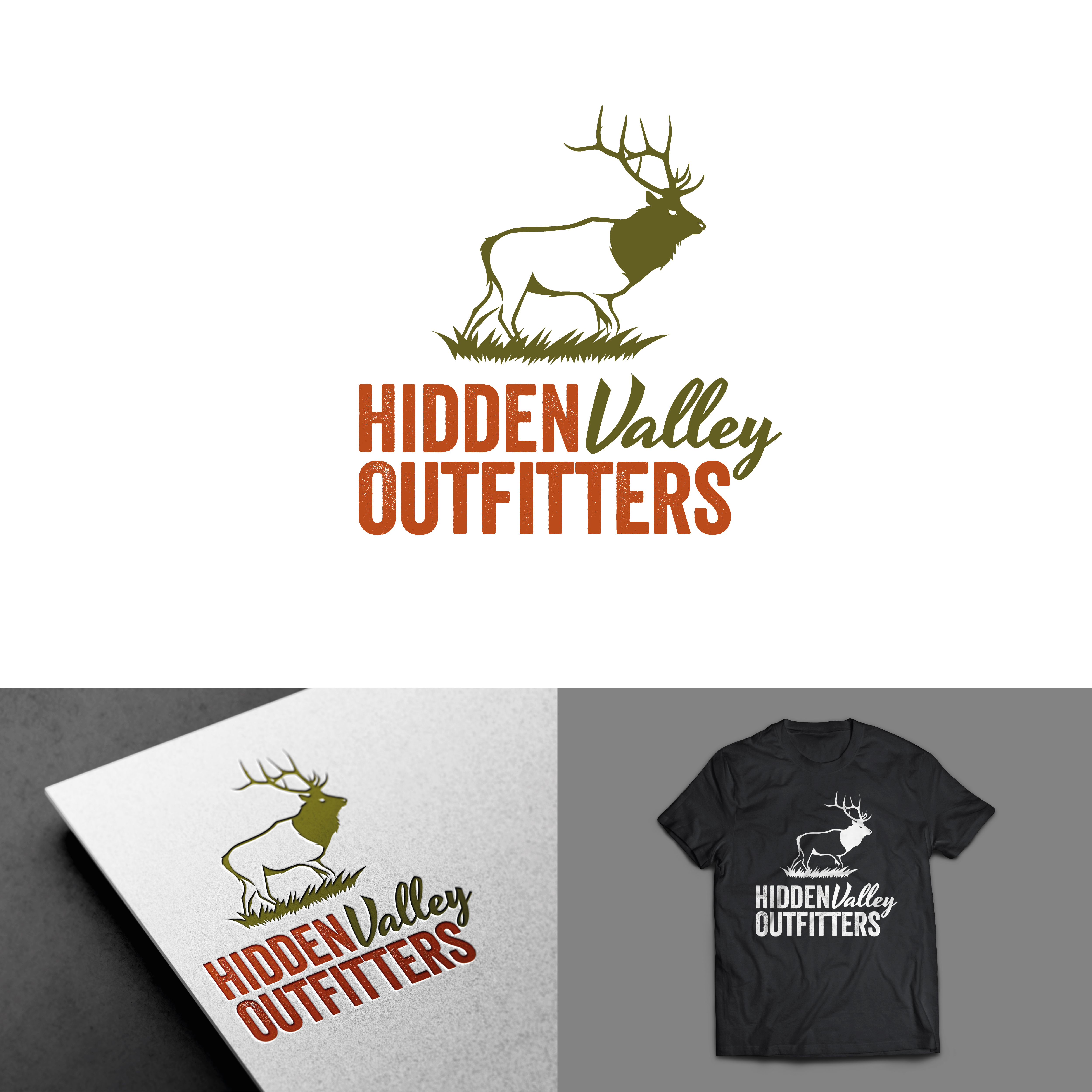 Logo-Design von AbhishekkM'24 für Hidden Valley Outfitters | Design #30101256