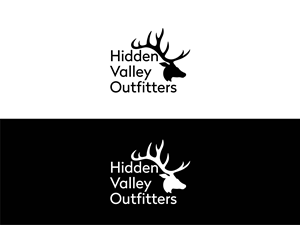 Logo Design by sun_bird for Hidden Valley Outfitters | Design: #30140866