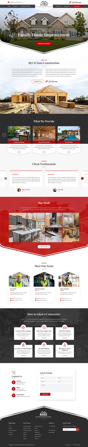 Web Design by symagency for this project | Design #30131349