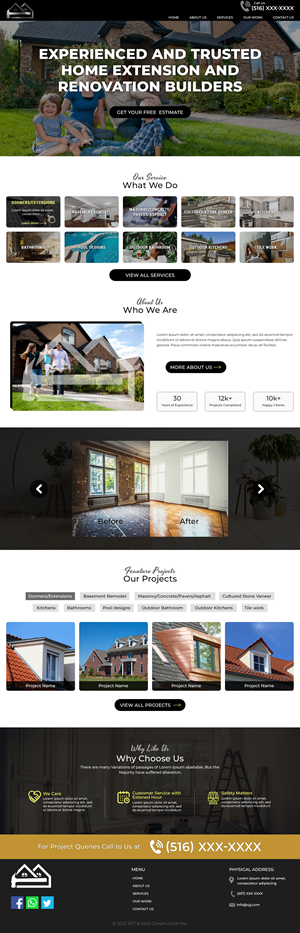 Web Design by Tanvir for this project | Design #30128187