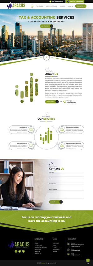 Web Design by pb for ONEELEVEN | Design: #30107120