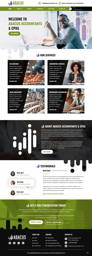 Web Design by pb for ONEELEVEN | Design: #30107125
