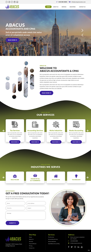 Web Design by pb for ONEELEVEN | Design: #30113247