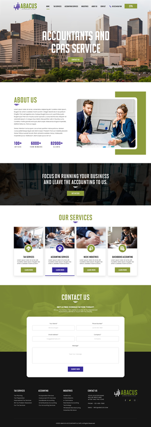 Web Design by Irshad Ansari for ONEELEVEN | Design #30135321