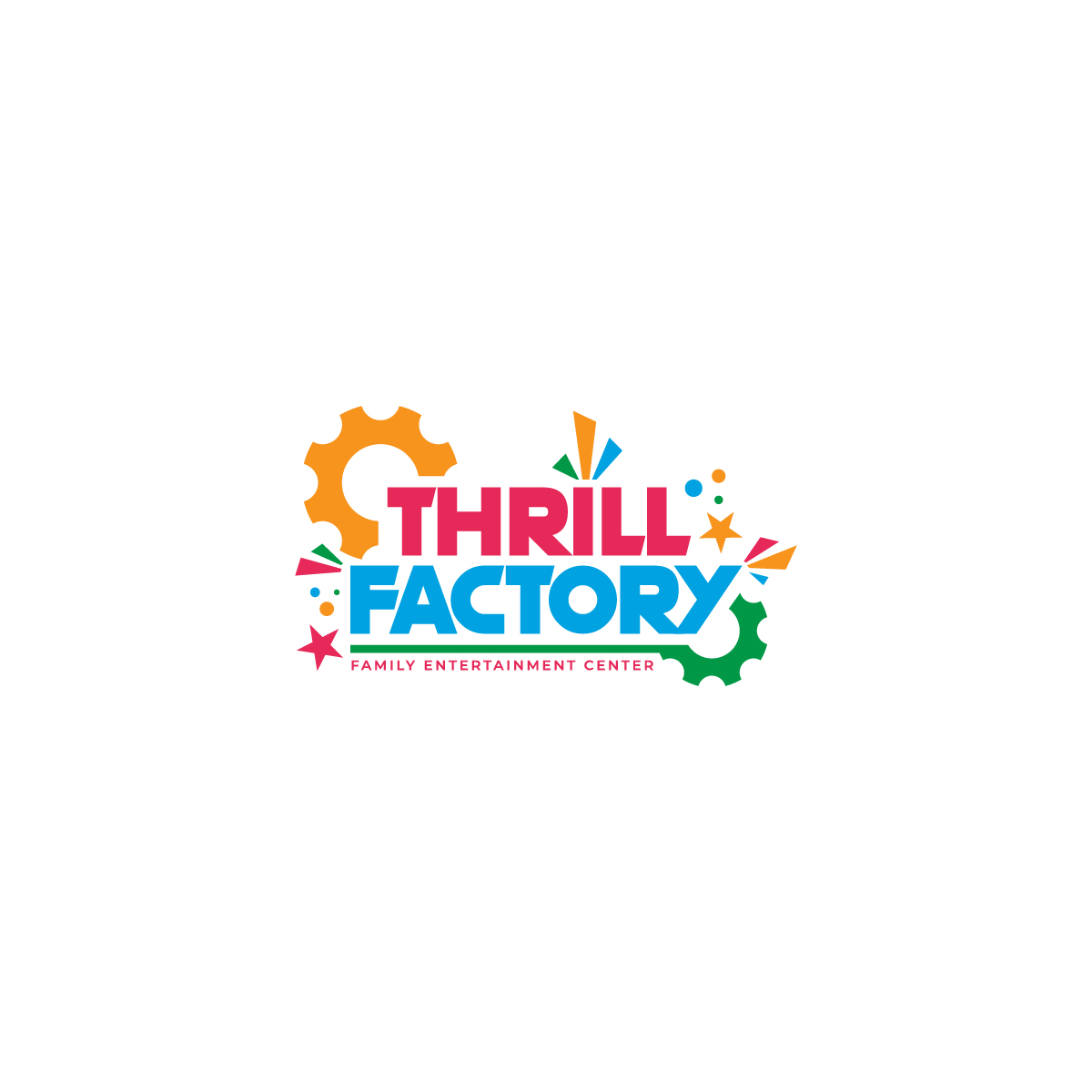 Logo Design by GOLDENCROWN for Thrill Factory  | Design #30106597