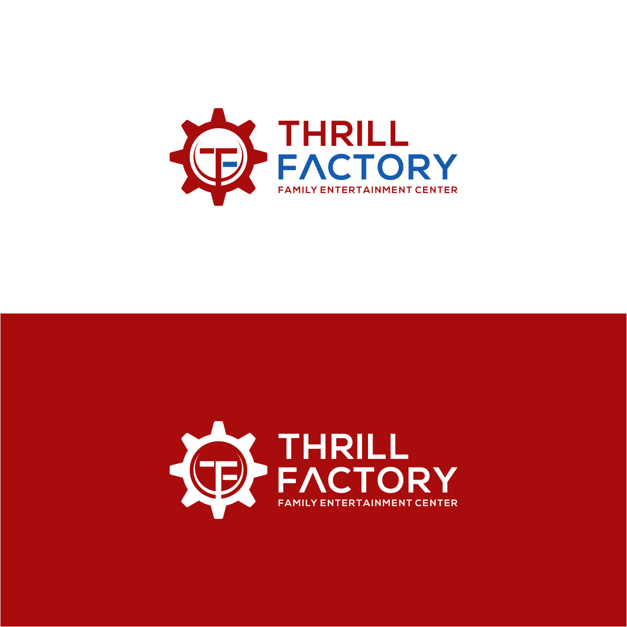 Logo-Design von Kaze56 für Thrill Factory  | Design #30106276