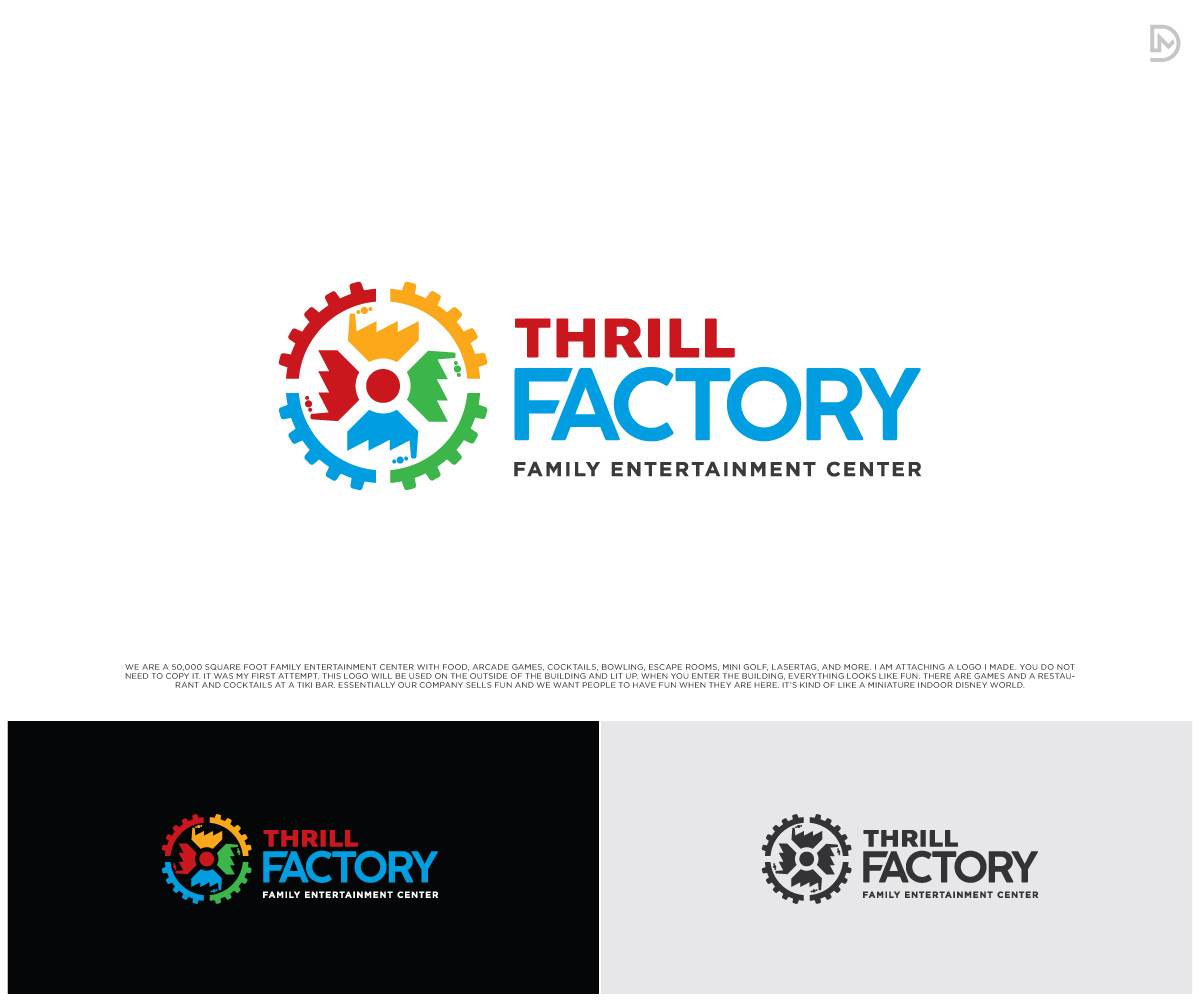 Logo-Design von D_Mantra für Thrill Factory  | Design #30106519