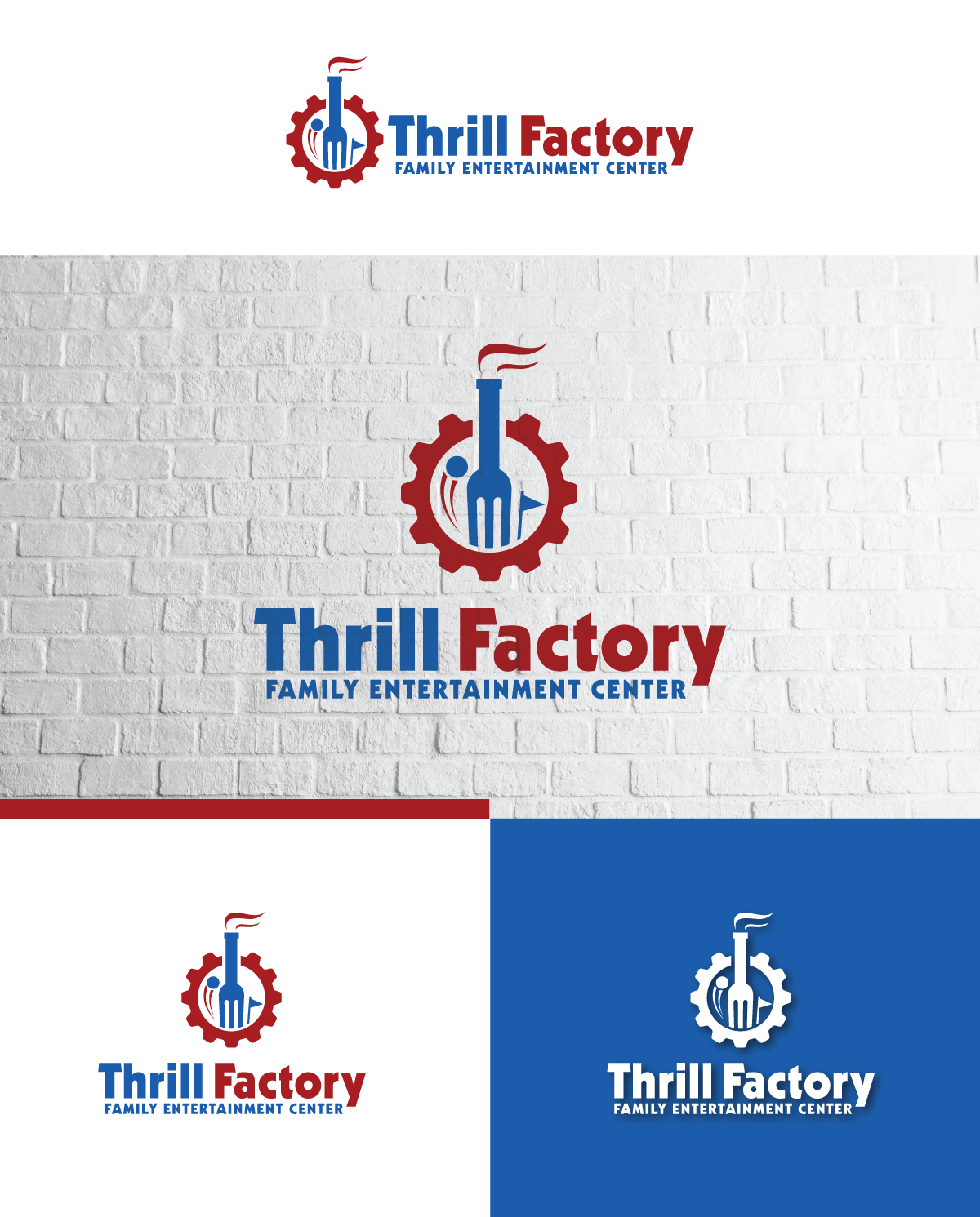 Logo Design by creativepix for Thrill Factory  | Design #30104599