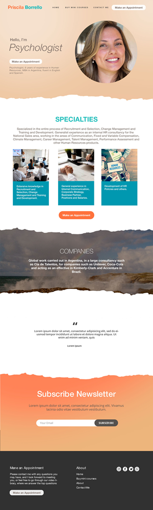 Wix Design by ISDA Designs for this project | Design: #30148315