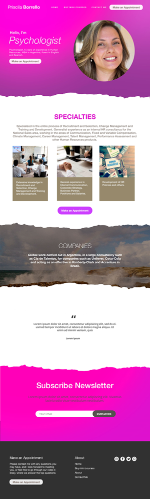 Wix Design by ISDA Designs for this project | Design: #30148316