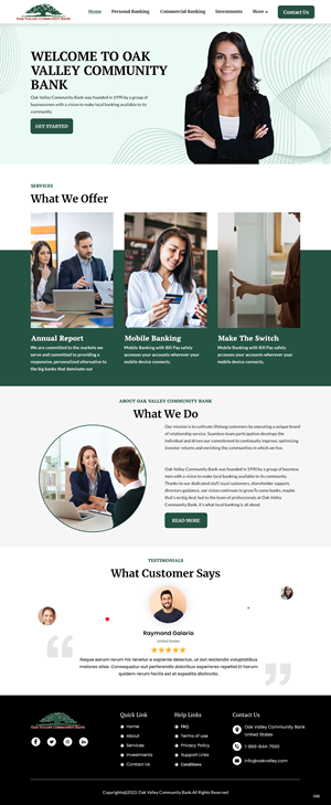 Web Design by pb for ONEELEVEN | Design: #30113315