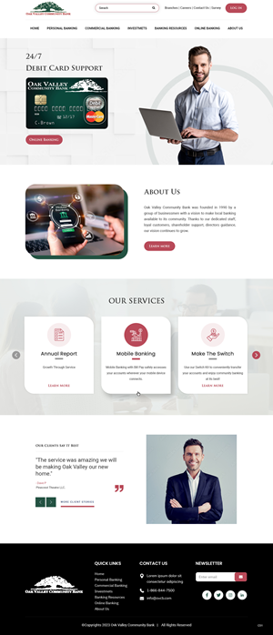 Web Design by pb for ONEELEVEN | Design: #30113318