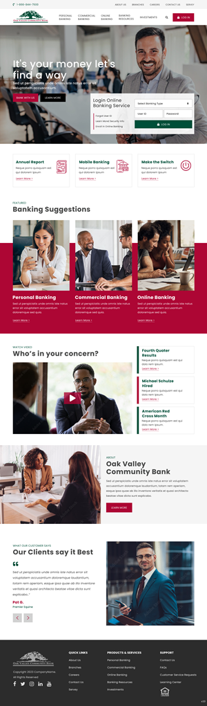 Web Design by pb for ONEELEVEN | Design: #30113319