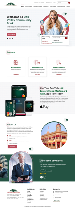 Web Design by pb for ONEELEVEN | Design: #30119013