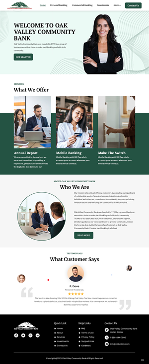 Web Design by pb for ONEELEVEN | Design: #30119014