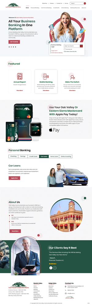 Web Design by pb for ONEELEVEN | Design: #30445851