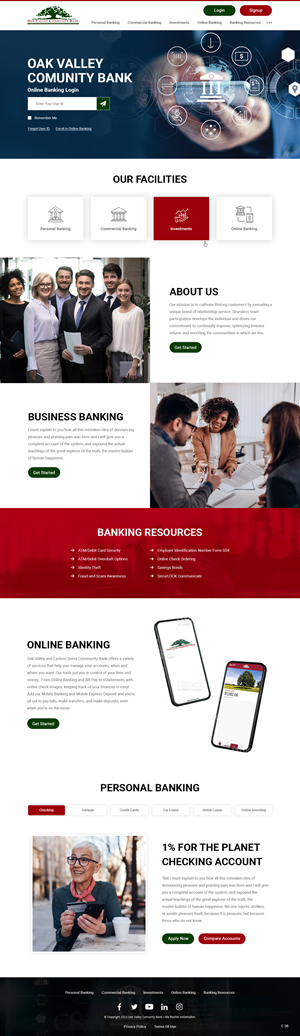 Web Design by pb for ONEELEVEN | Design: #30445852