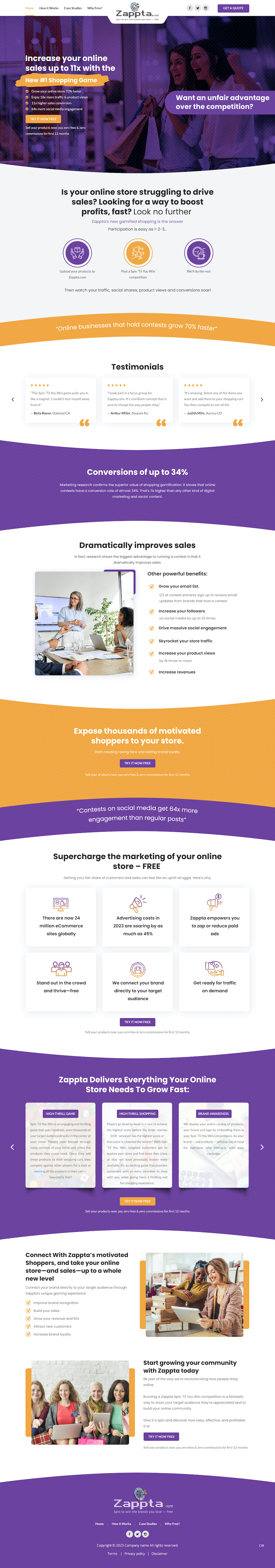 Web Design by pb for this project | Design #30130193