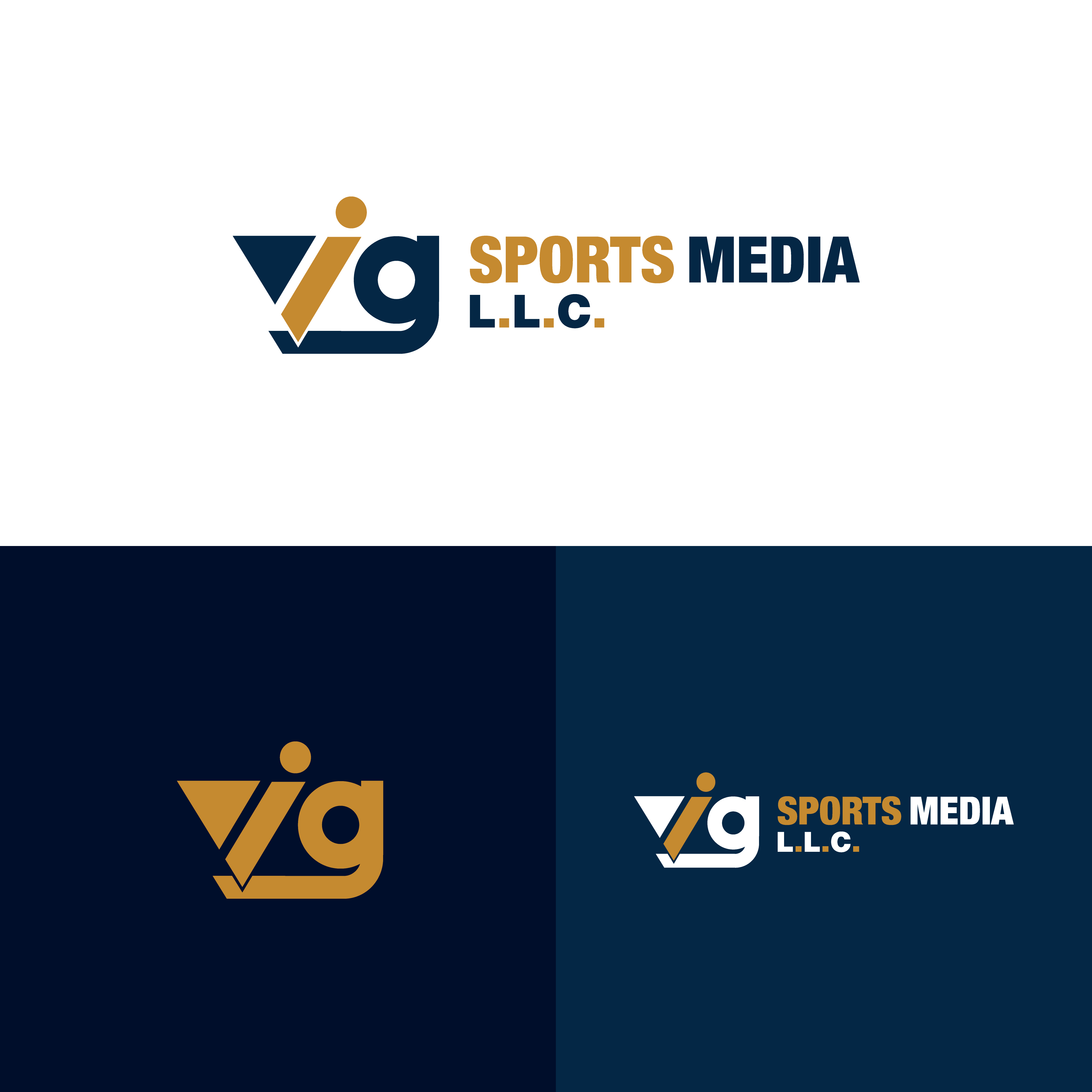 Logo Design by Design Element for VIG Sports Media LLC | Design #30119583