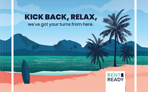 Trade Show/Conference Backdrop Booth Design, Laua Theme with customer slogan