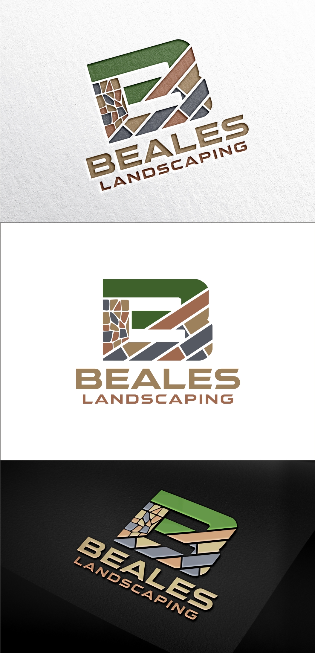 Logo Design by Soul Light for Beales Landscaping | Design #30139762