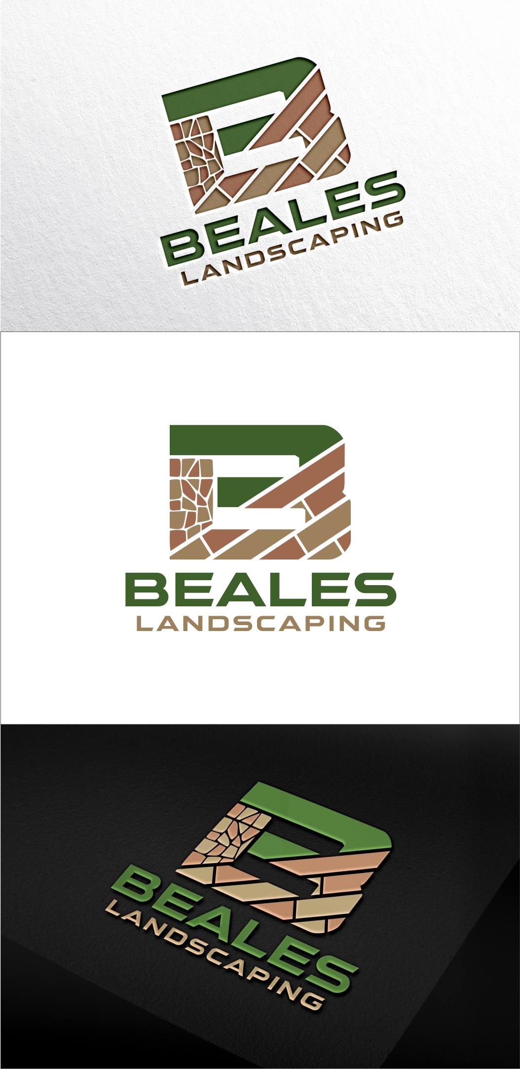 Logo Design by Soul Light for Beales Landscaping | Design #30139763