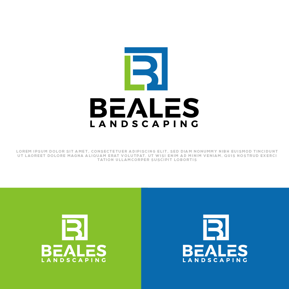 Logo Design by AlphabetZero.co.uk for Beales Landscaping | Design #30123261