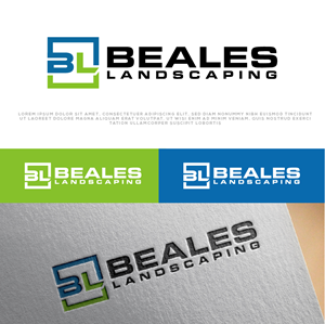 Logo Design by AlphabetZero.co.uk for Beales Landscaping | Design: #30123265
