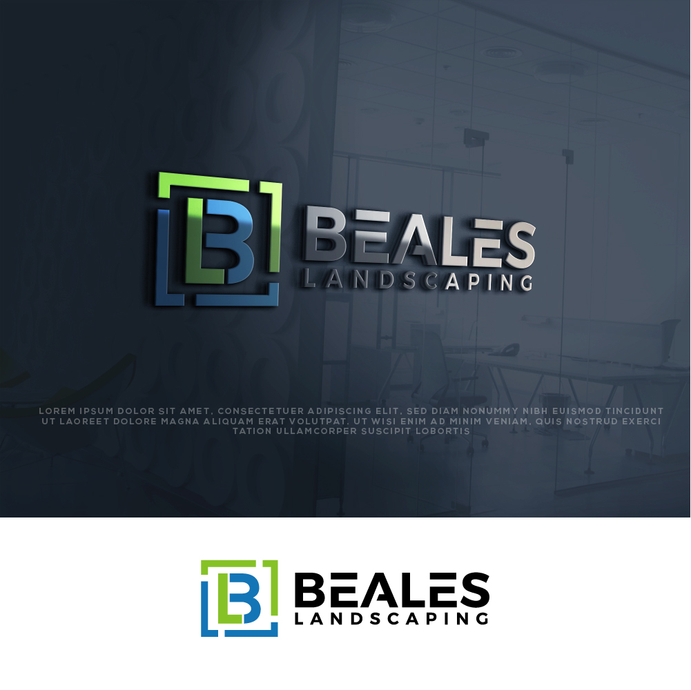 Logo Design by AlphabetZero.co.uk for Beales Landscaping | Design #30123271