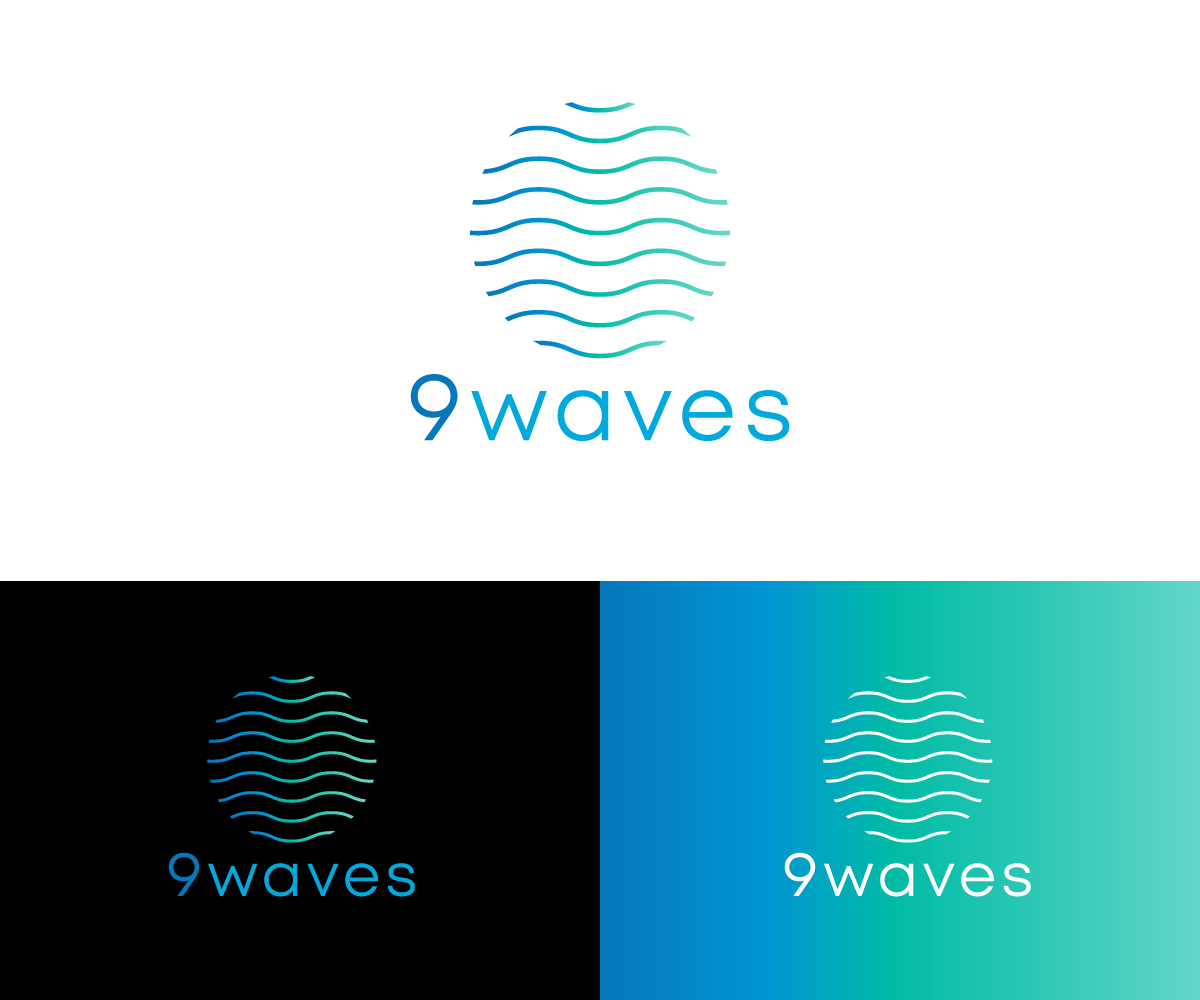 Logo Design by Kavth for Nine Waves  | Design #30323811
