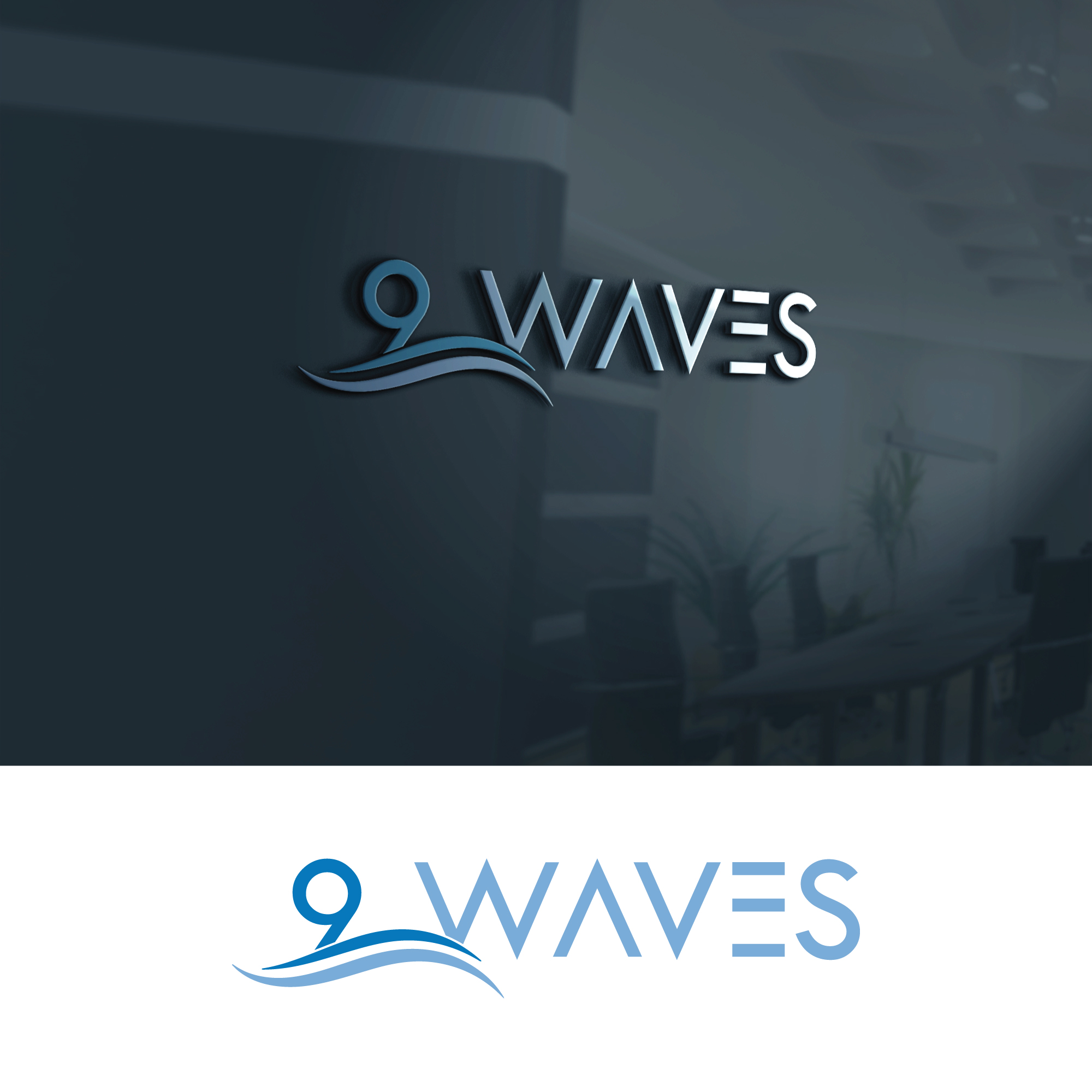 Logo Design by Rasu raj for Nine Waves  | Design: #30287914