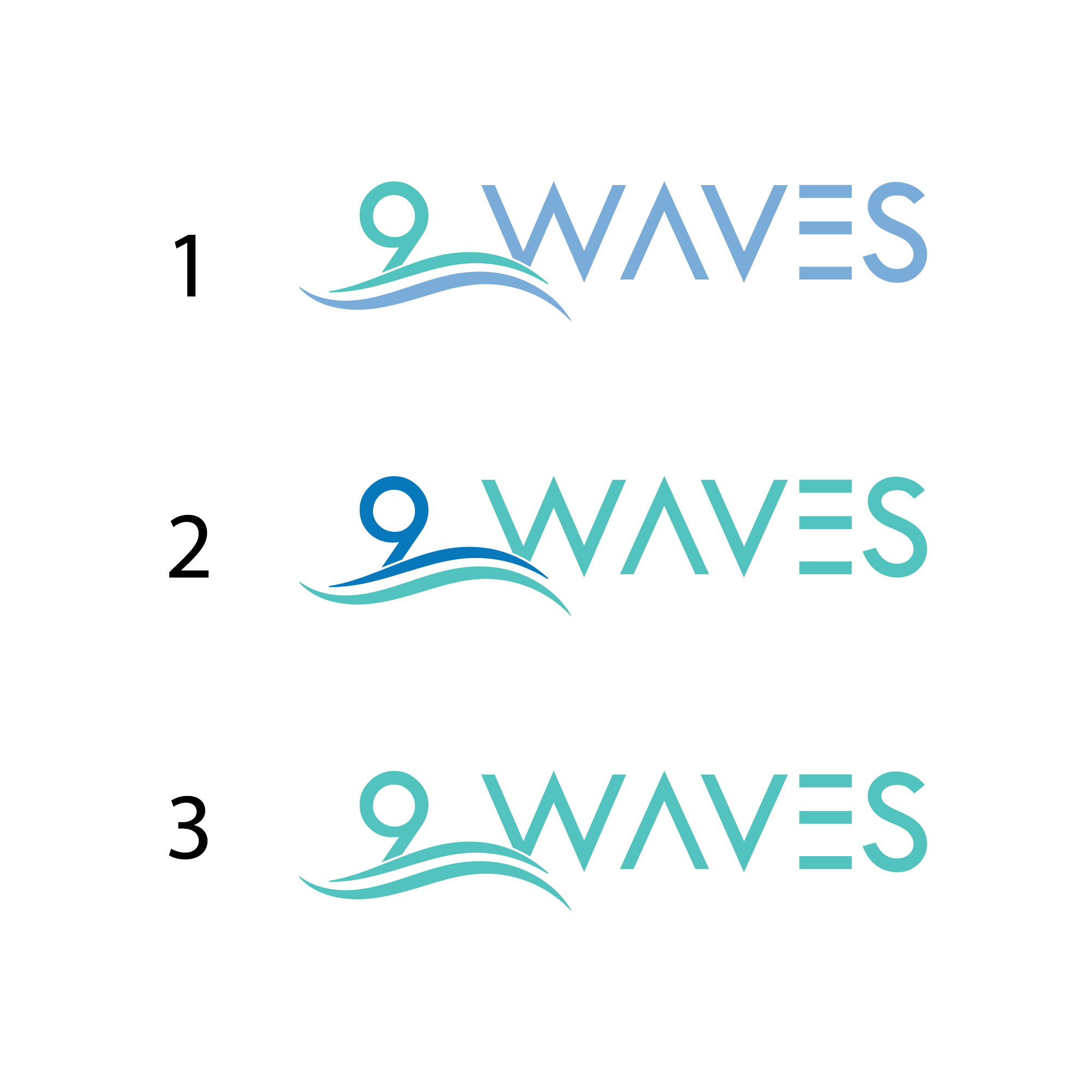 Logo Design by Rasu raj for Nine Waves  | Design #30292789