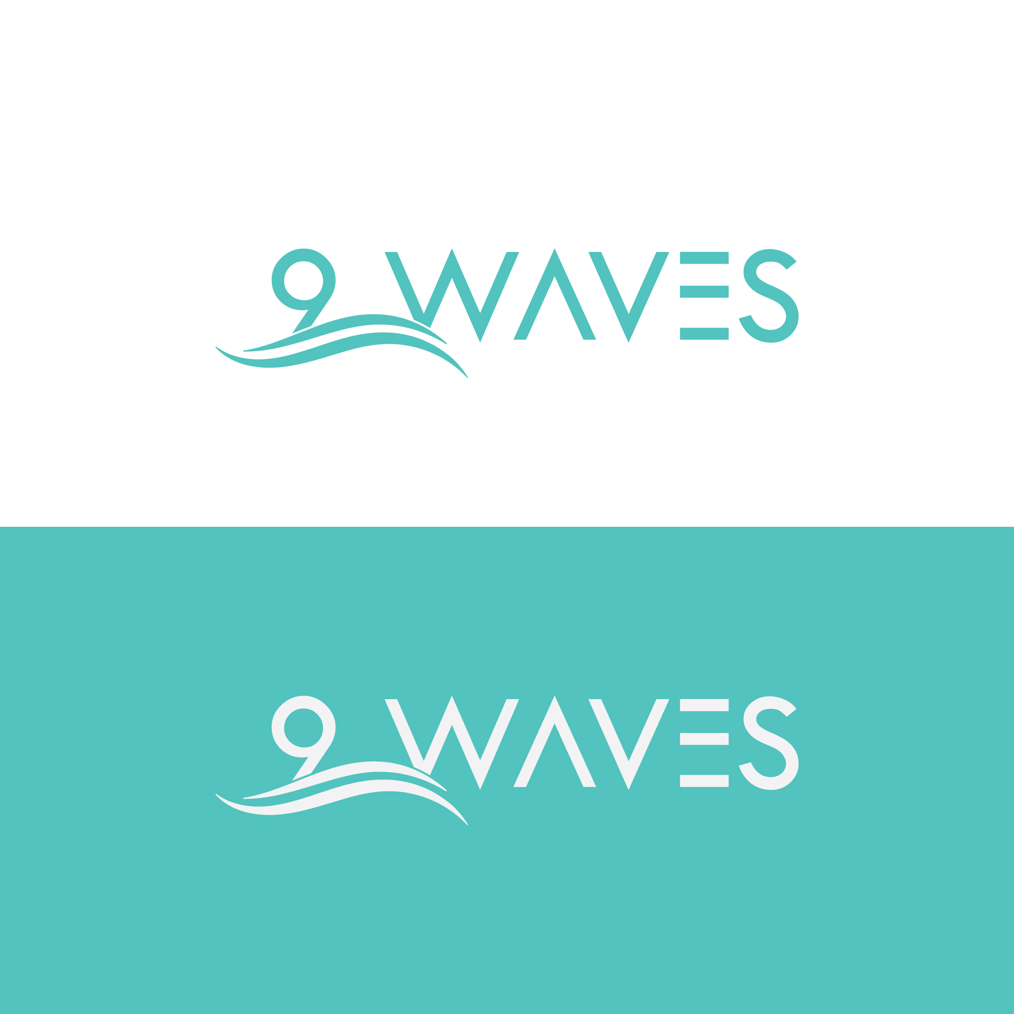 Logo Design by Rasu raj for Nine Waves  | Design #30292790