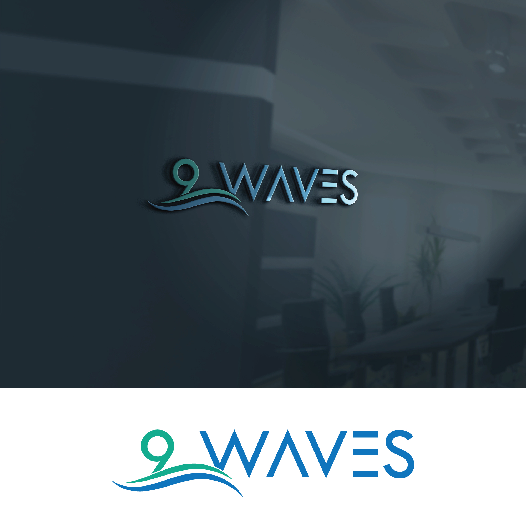 Logo Design by Rasu raj for Nine Waves  | Design #30305121