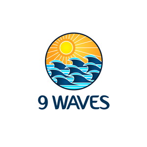Logo Design by bogglins for Nine Waves  | Design: #30323838