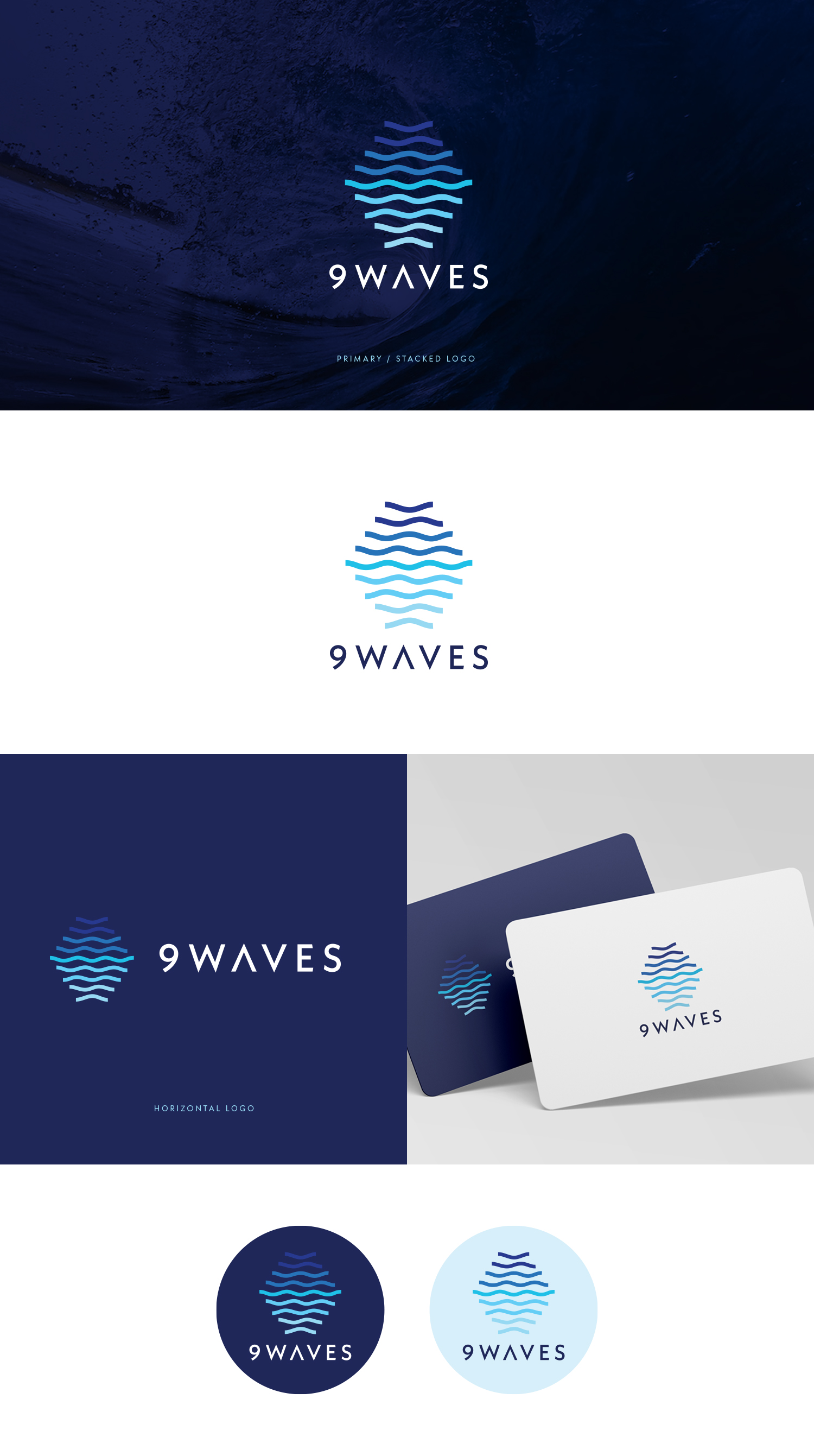 Diseño de Logo por designbysy para Nine Waves  | Diseño #30325883