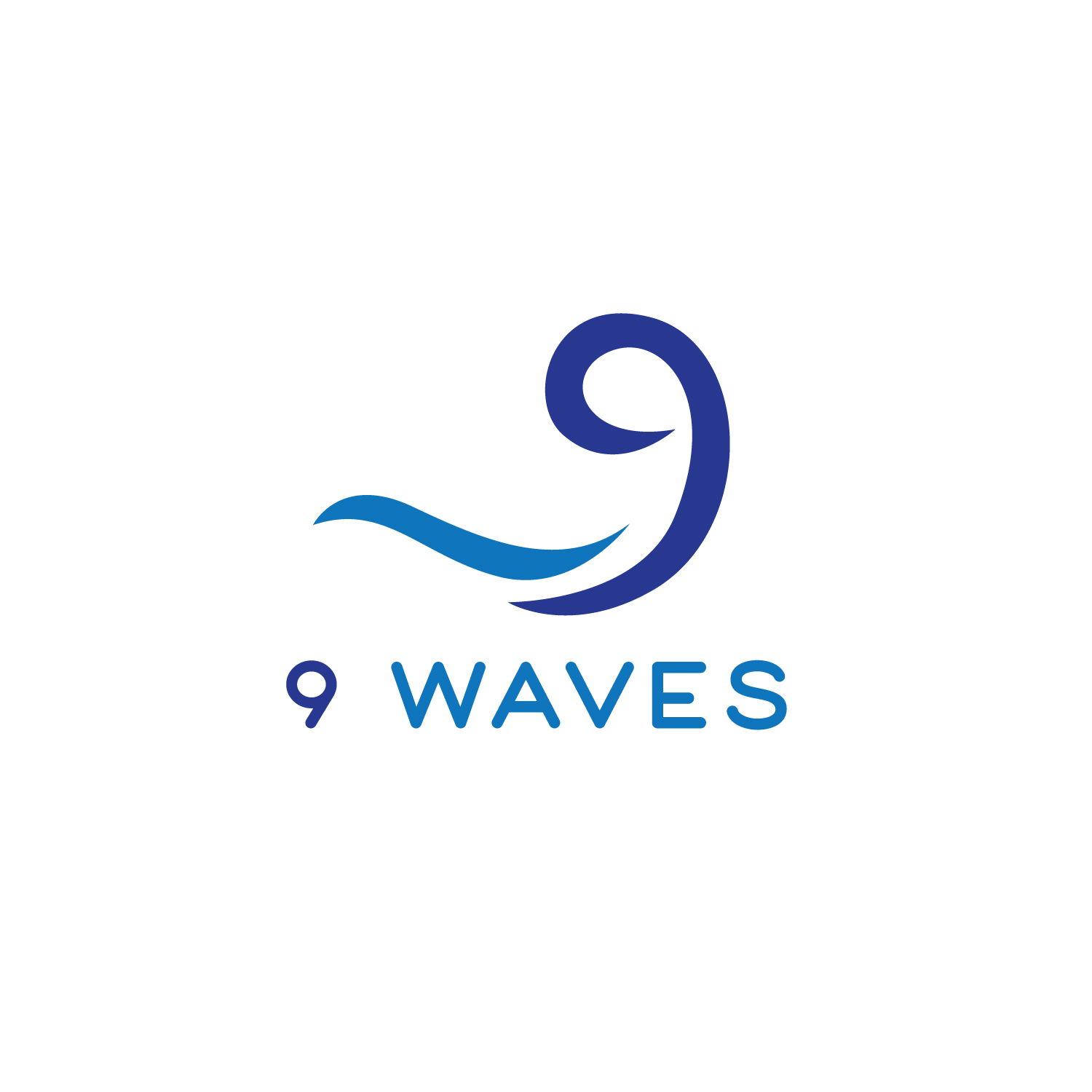 Logo Design by geni for Nine Waves  | Design #30311373