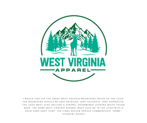 Logo Design by Farhad Design for West Virginia Apparel | Design #30121206