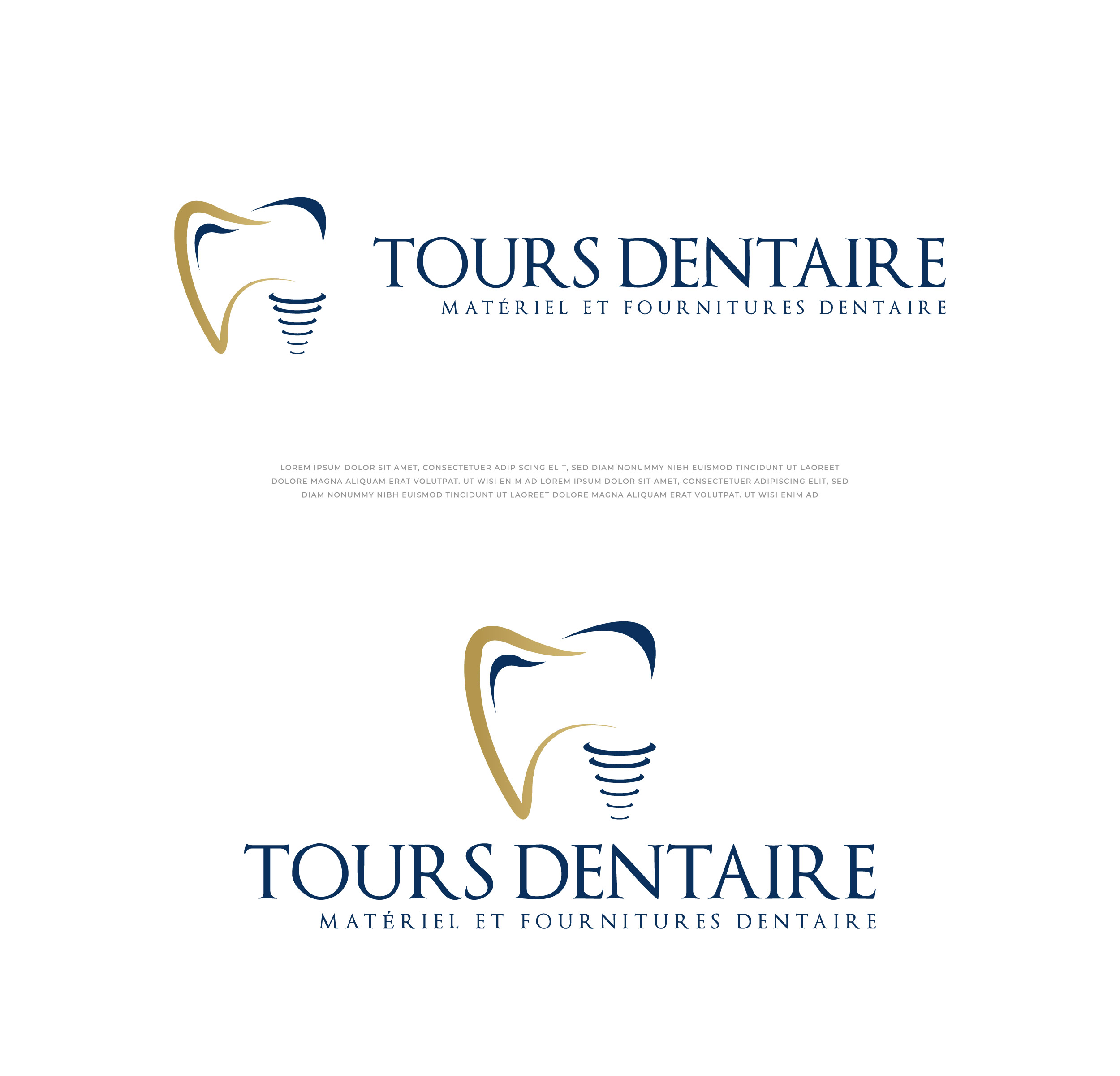 Logo Design by mehedi.h for TOURS DENTAIRE | Design #30146374