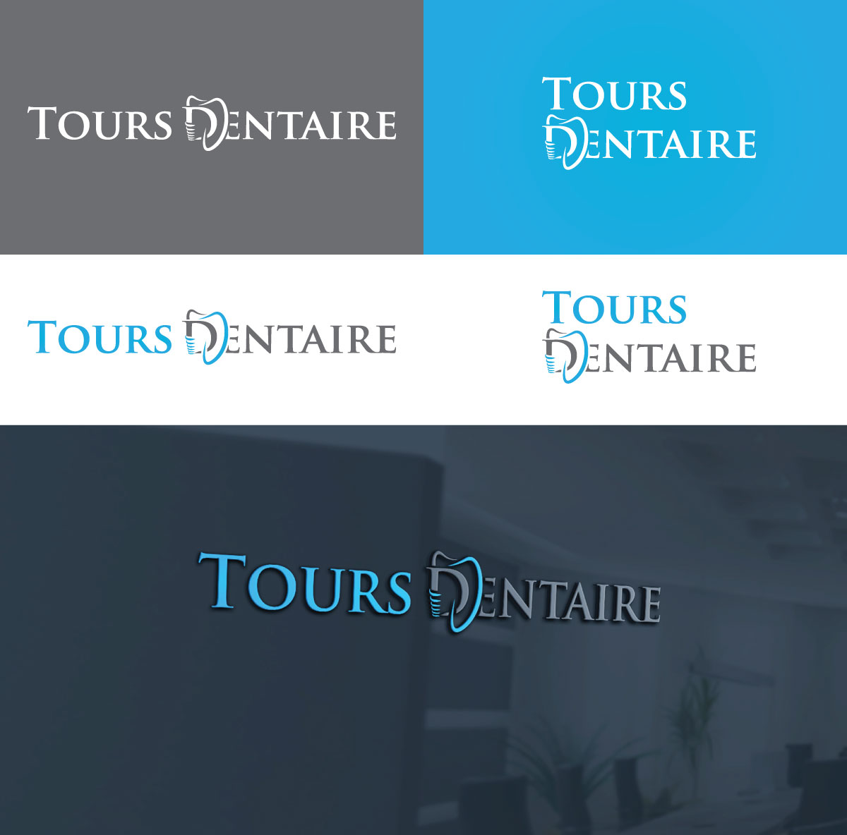 Logo Design by Srk pix!14 for TOURS DENTAIRE | Design: #30180060