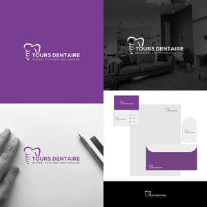 Diseño de Logo por Jroeh_Studio para TOURS DENTAIRE | Diseño: #30176373