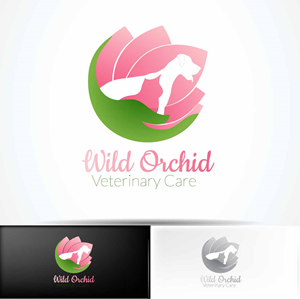 Logo Design by shimo for Wild Orchid Veterinary Care | Design: #30155292