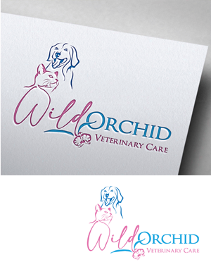 Logo Design by Om Namah Shivay for Wild Orchid Veterinary Care | Design: #30161405