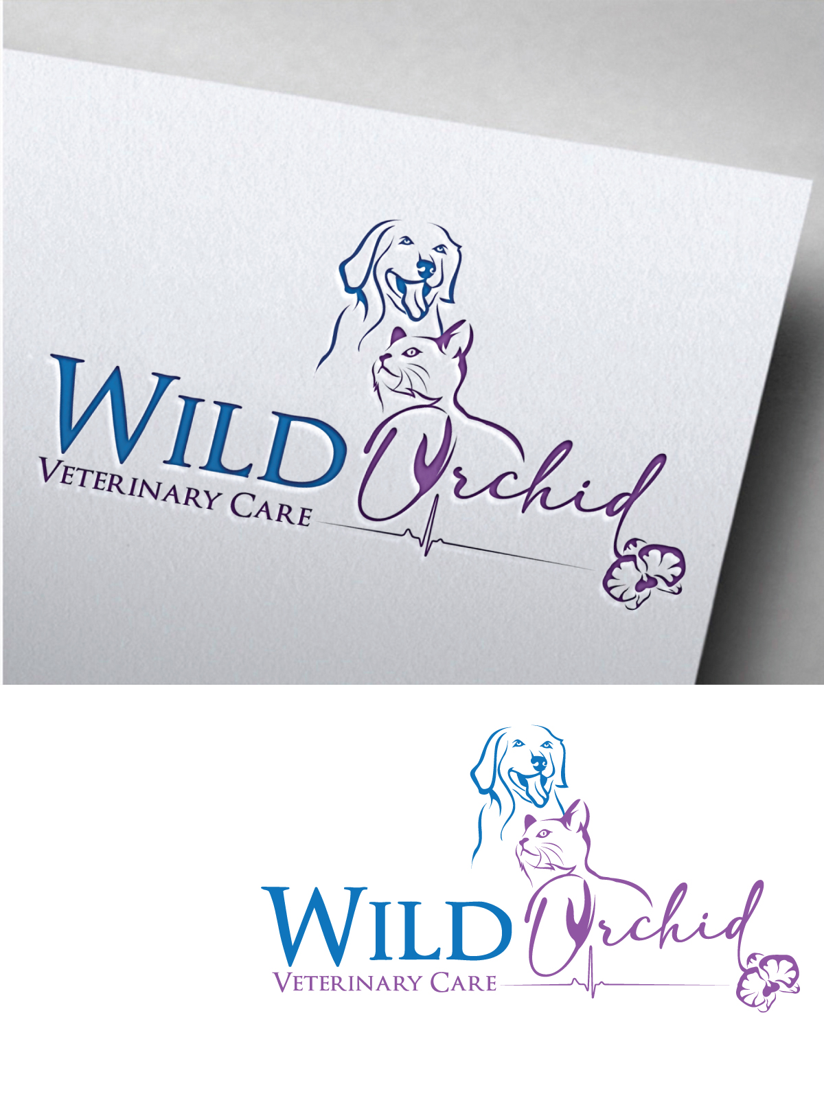 Design de Logo par Om Namah Shivay pour Wild Orchid Veterinary Care | Design #30161406