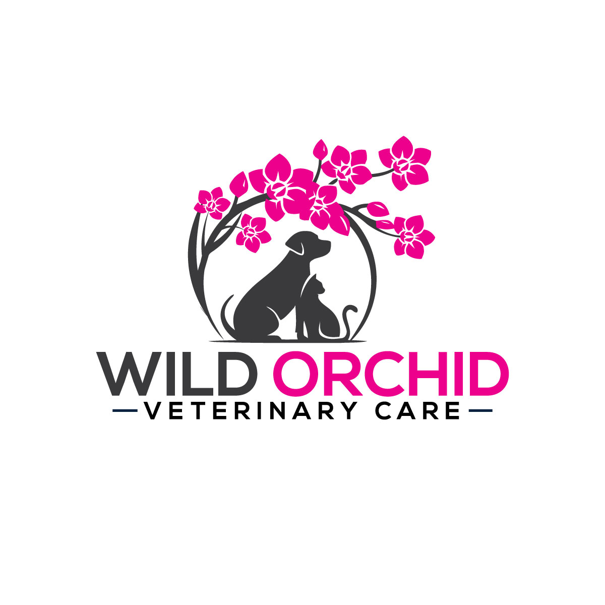 Diseño de Logo por Rosalie.. para Wild Orchid Veterinary Care | Diseño #30133853