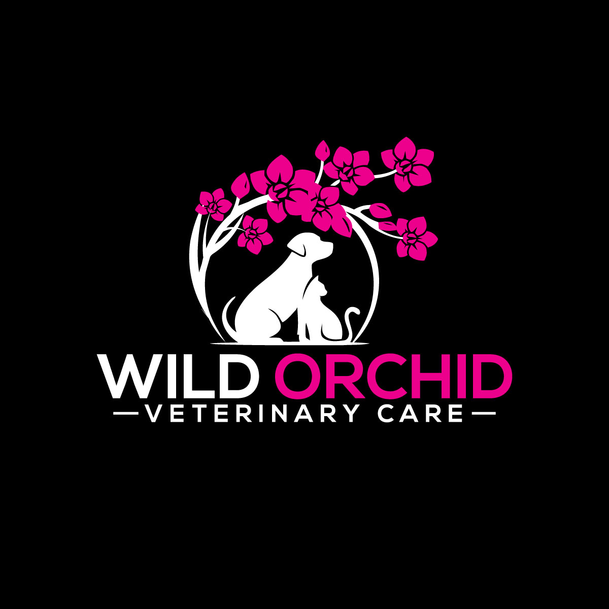 Diseño de Logo por Rosalie.. para Wild Orchid Veterinary Care | Diseño #30133854