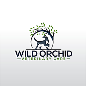 Logo Design by Rosalie.. for Wild Orchid Veterinary Care | Design: #30133916