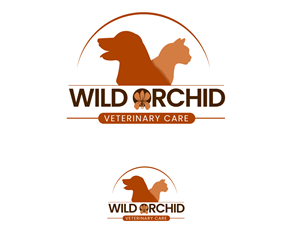 Logo Design by Paint-Tools for Wild Orchid Veterinary Care | Design #30128736