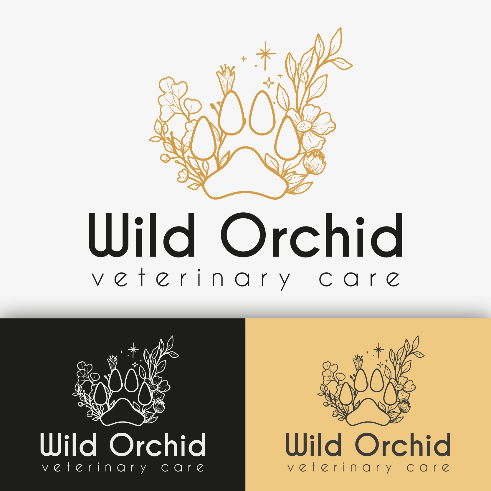 Logo-Design von MJa designer für Wild Orchid Veterinary Care | Design #30157706