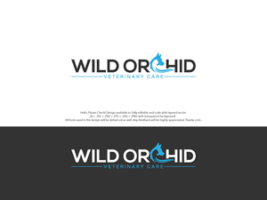 Logo Design by skart for Wild Orchid Veterinary Care | Design: #30129852